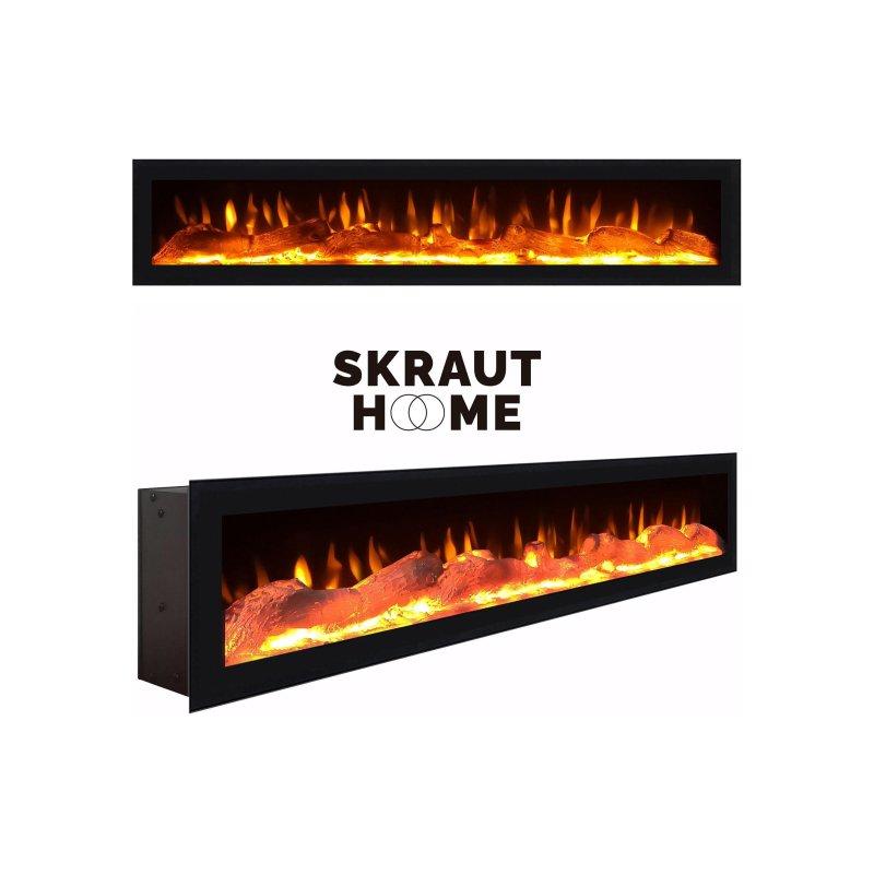 Açık Meşe Ahşap ve Mat Beyaz Endüstriyel TV Ünitesi 260 cm