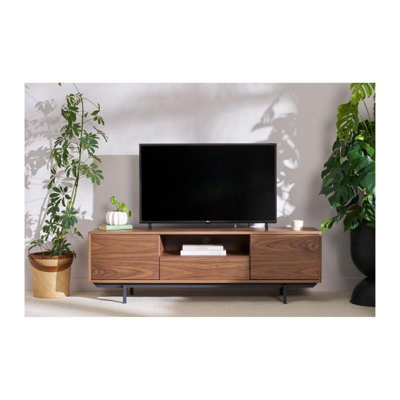 Açık Meşe Dokulu Modern TV Ünitesi 160 cm