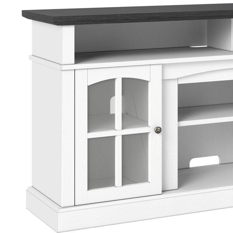 Ahşap Çiftlik Tarzı LED Işıklı Dolaplı TV Ünitesi 167 cm - 78787