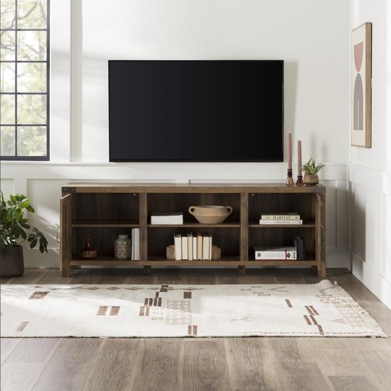 Ahşap Kapılı 178 cm Kır Evi Tarzı TV Ünitesi - 80116
