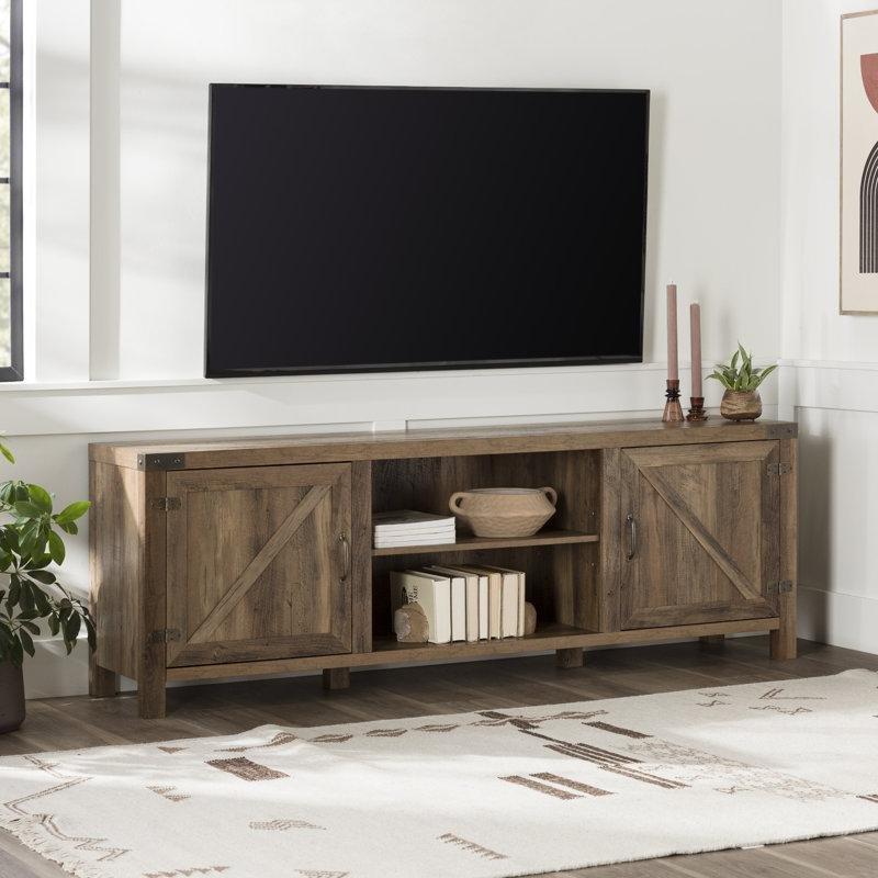 Ahşap Kapılı 178 cm Kır Evi Tarzı TV Ünitesi - 80116