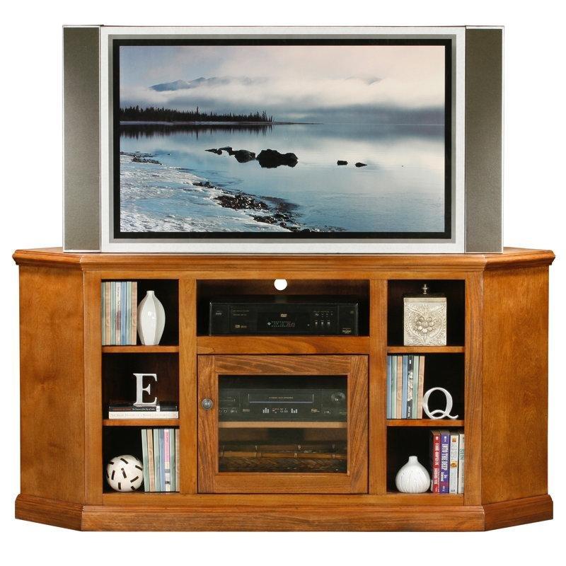 Altıgen Tasarımlı Ceviz Rengi Köşe TV Ünitesi 160x43x81 cm
