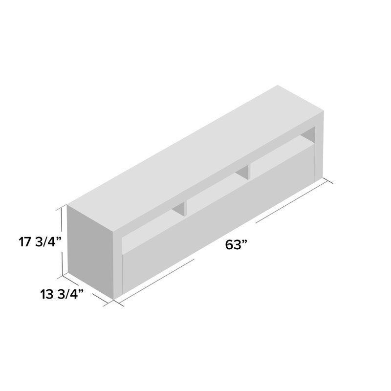 Antrasit Tv Ünitesi 160 cm Parlak Kapaklı Led Işıklı Duvar Montajlı Stand