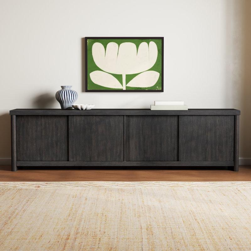 Antrasit TV Ünitesi Kayar Kapılı Ahşap 239 cm