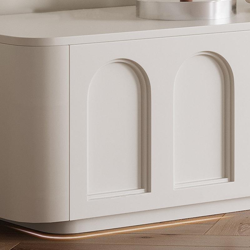 Beyaz Endüstriyel Ahşap TV Ünitesi ve Orta Sehpa Takımı - 79573