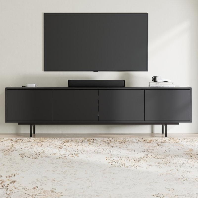 Cambridge Dört Kapılı Antrasit TV Ünitesi 189x38x51 cm