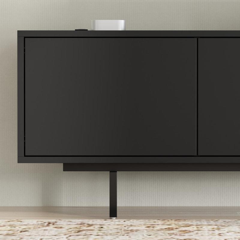 Cambridge Dört Kapılı Antrasit TV Ünitesi 189x38x51 cm