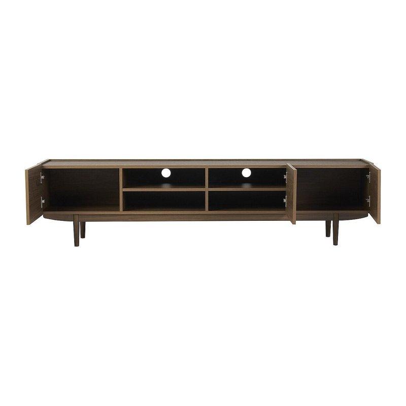 Ceviz Ahşap Modern TV Sehpası 180 cm