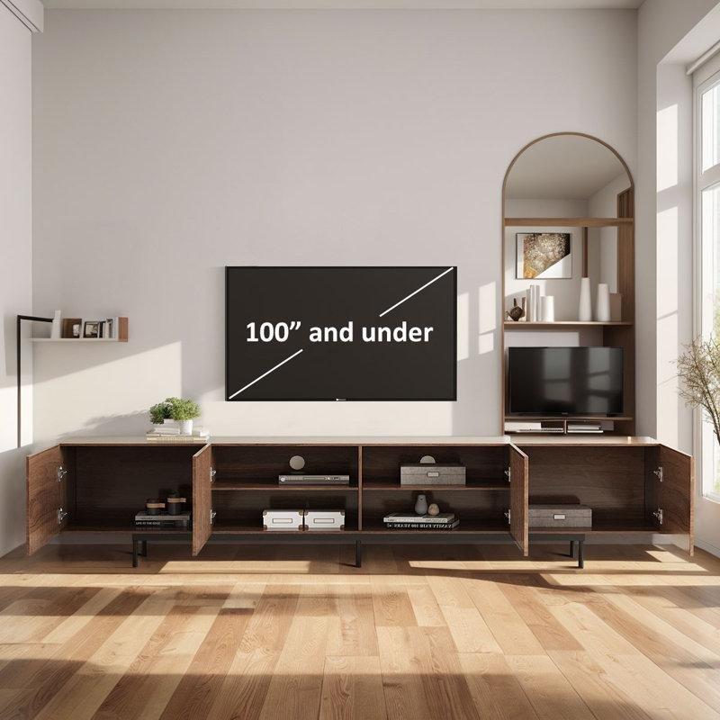 Ceviz Rengi Endüstriyel Ahşap TV Ünitesi ve Orta Sehpa Takımı 240 cm - 79576