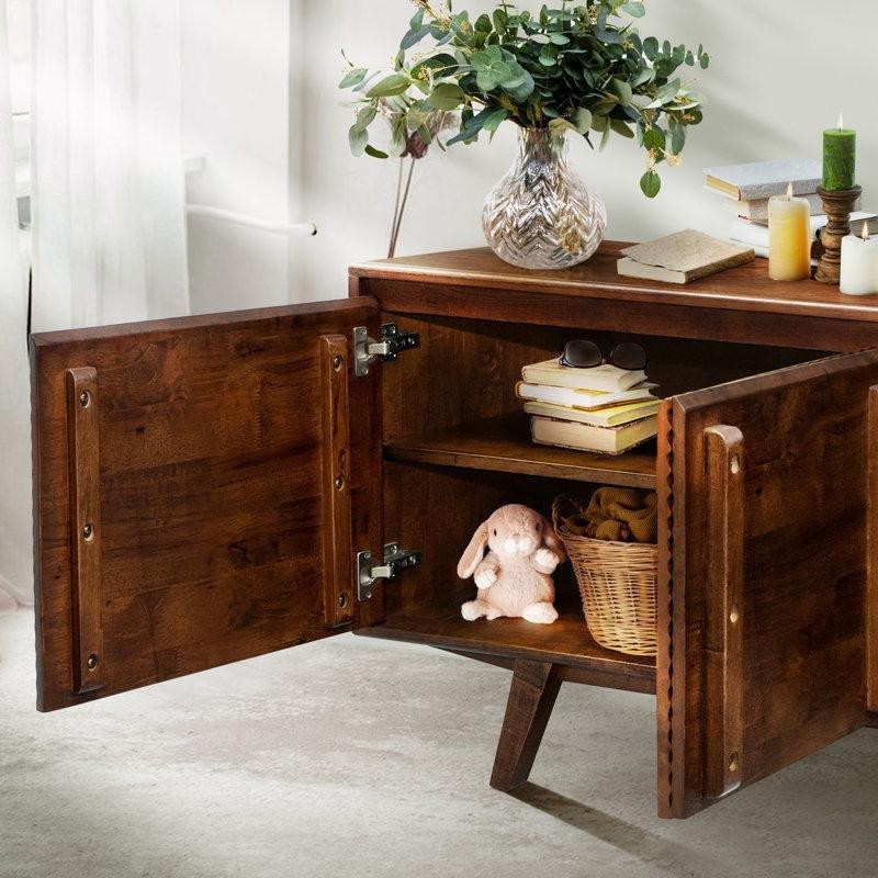 Doğal Ahşap 180 cm Bohem TV Ünitesi