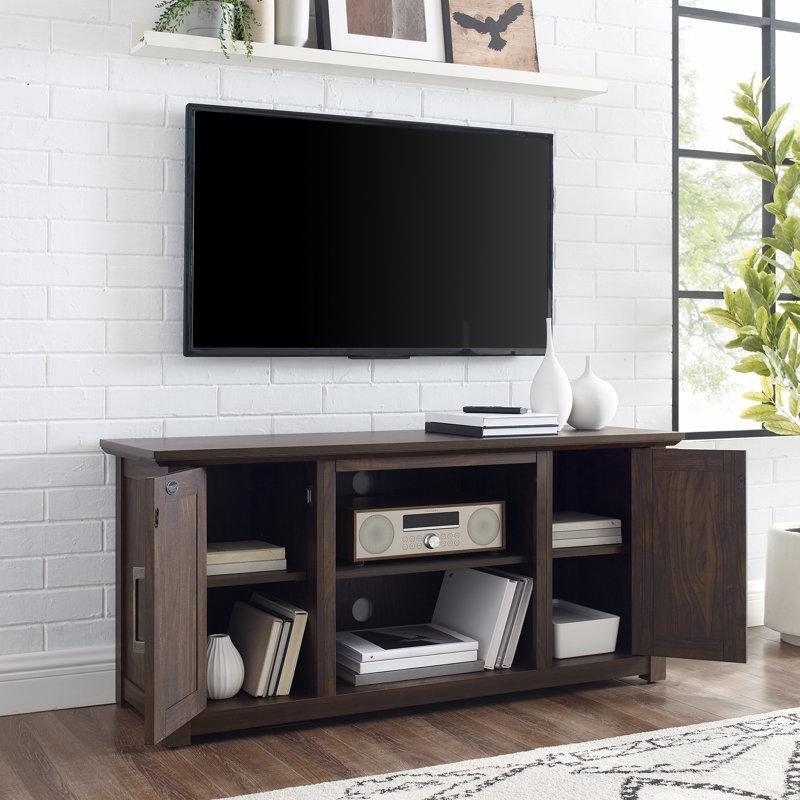 Doğal Tahta Desenli Mini TV Ünitesi 121 cm - 80176