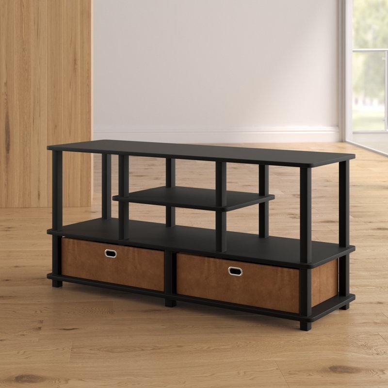 Endüstriyel Ahşap Espresso Renkli 50 İnç TV Ünitesi 120x40x58 cm - 80155