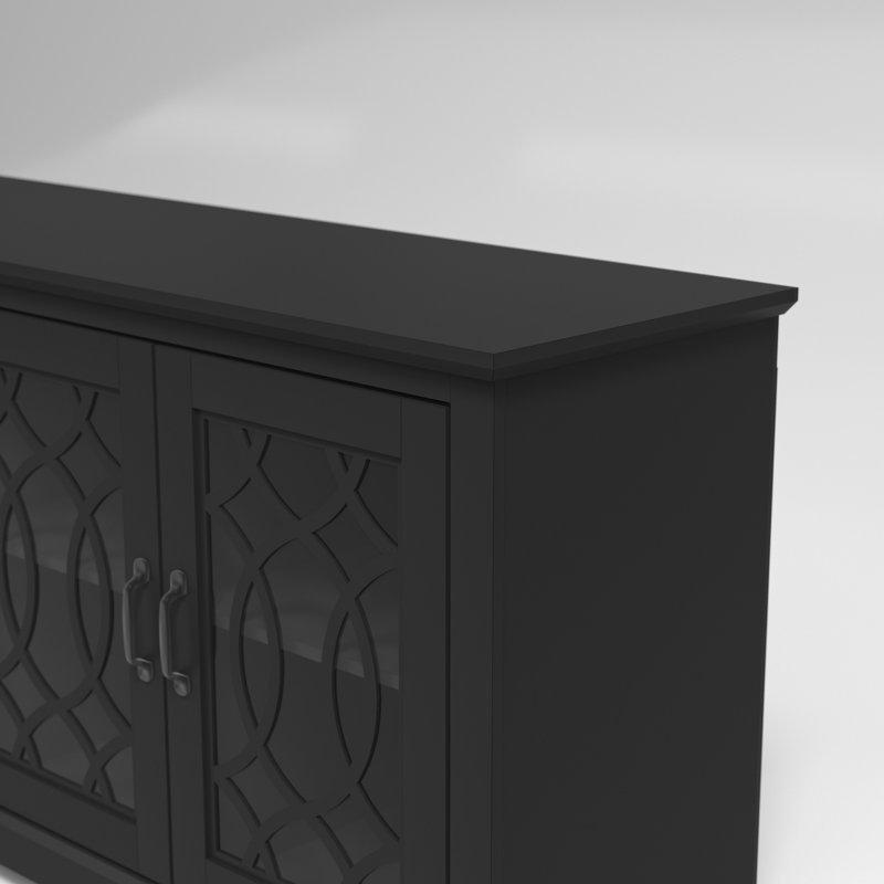 Endüstriyel Ahşap Geometrik Desenli Dolaplı TV Ünitesi 173x44x74 cm - 78739