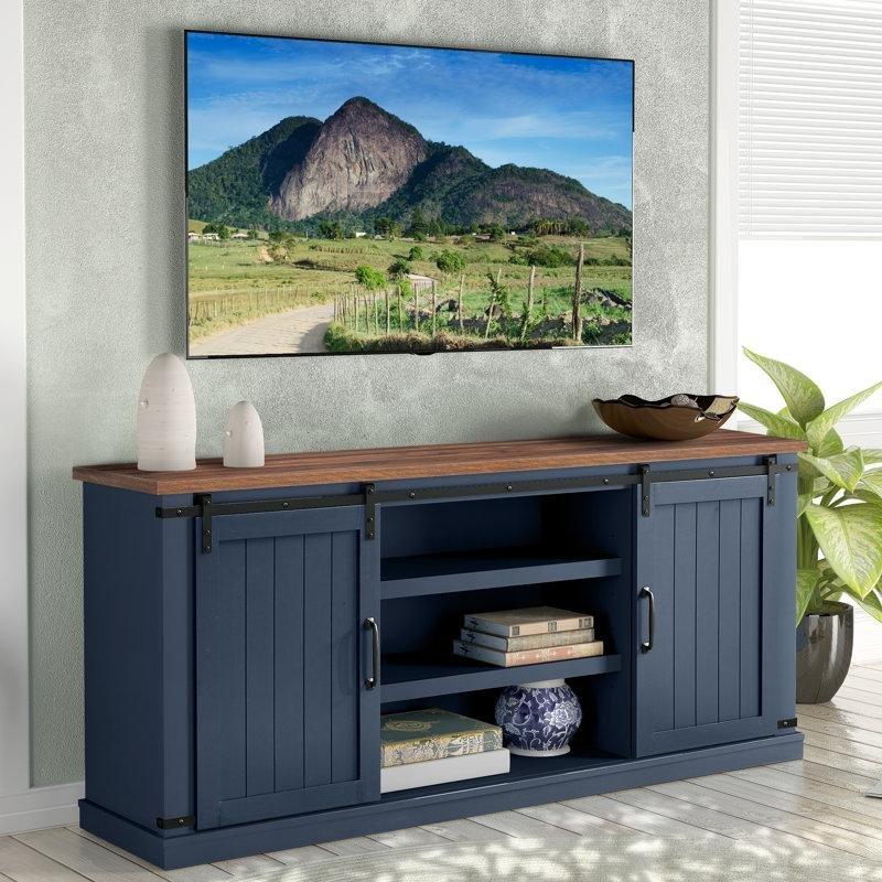 Endüstriyel Ahşap Kırsal Tasarımlı TV Ünitesi 173 cm - 79999