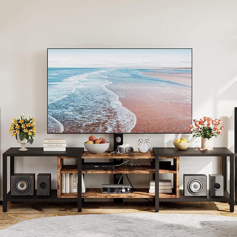 Endüstriyel Tasarımlı Metal TV Ünitesi 200x40x62 cm - 78565