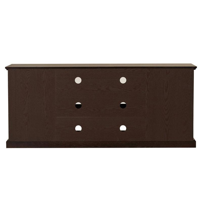 Geleneksel Tasarımlı Cam Kapılı 178 cm Dolaplı TV Ünitesi - 78775