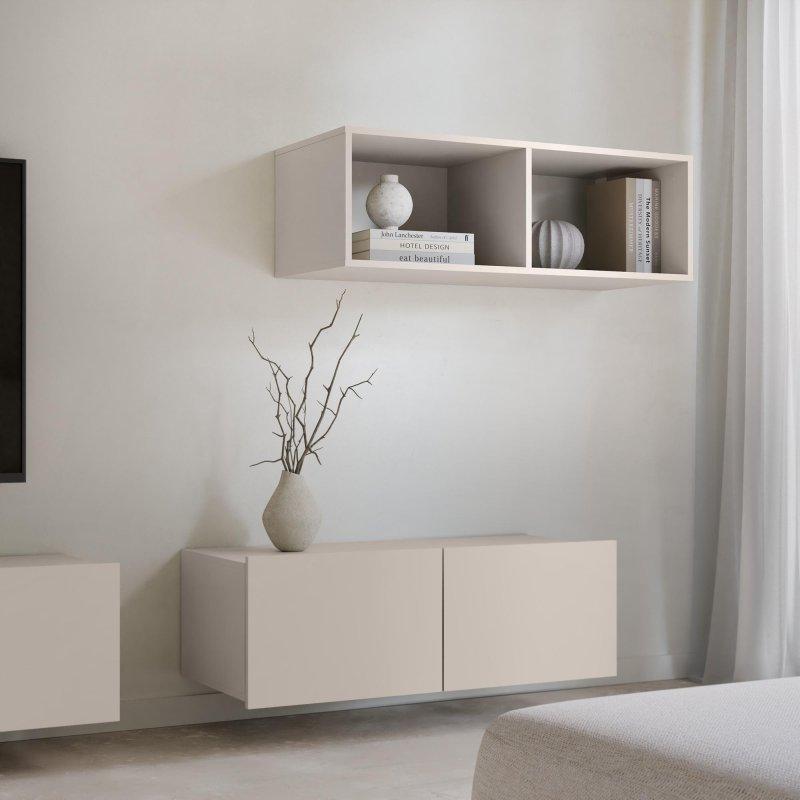 Kaşmir Renkli 100 cm Duvar ve Zemin Montajlı TV Ünitesi - 78934