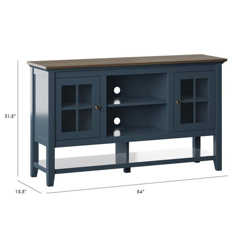 Kıyı Tarzı Mavi TV Ünitesi 137 cm Genişlik - 80119