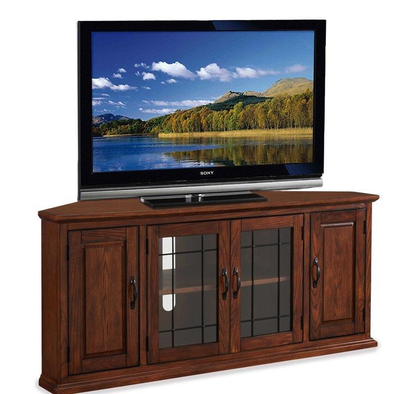 Köşe TV Ünitesi Koyu Kahverengi Ahşap 142x51x64 cm