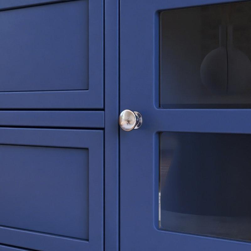 Mavi Endüstriyel Ahşap TV Ünitesi 150x40x55 cm - 80302