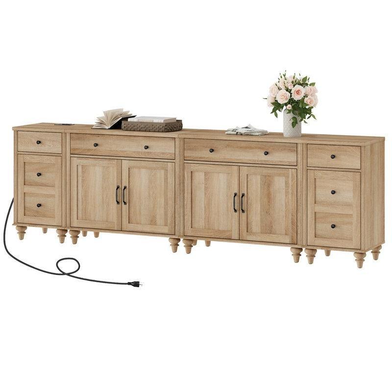 Meşe Rengi Çok Amaçlı TV Ünitesi 256 cm - 80062