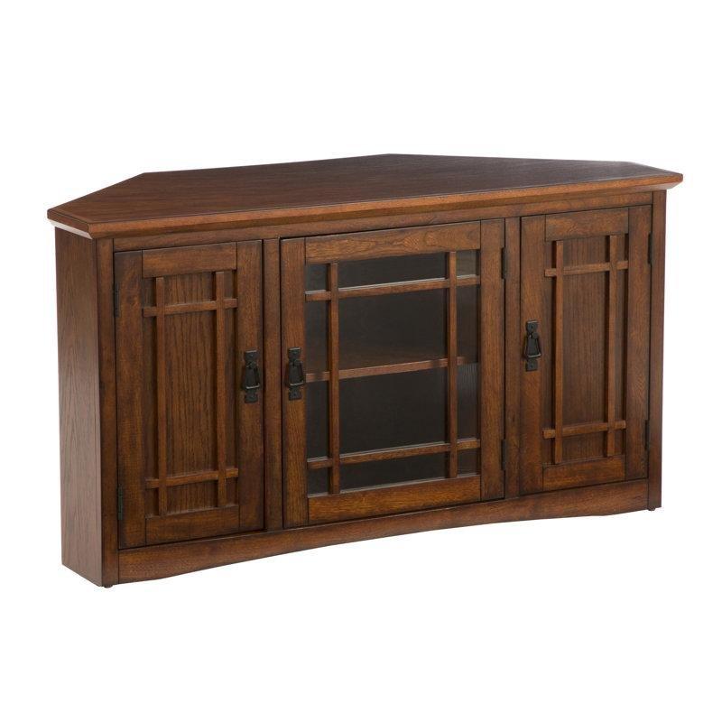 Misyon Tasarımlı Endüstriyel Ahşap Köşe TV Ünitesi 46x51x52 cm