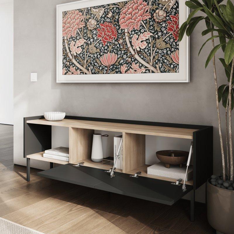 Modern Antrasit Gri 150 cm TV Sehpası