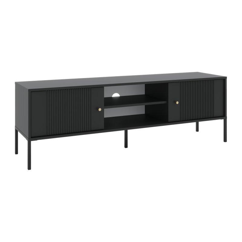 Modern Antrasit Gri MDF TV Ünitesi 154 cm