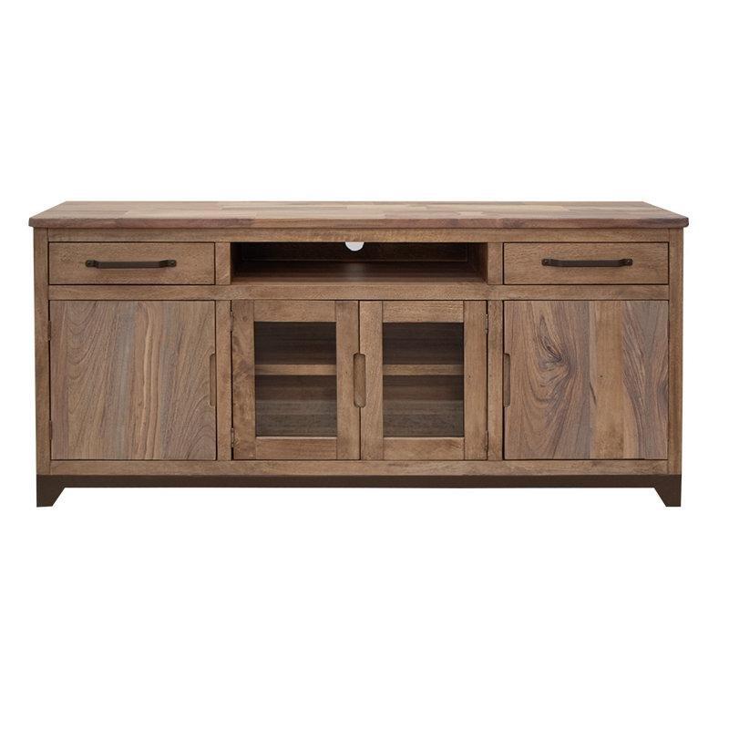 Parota ve Mango Ağacı Rustik TV Ünitesi 80x81 cm - 79111