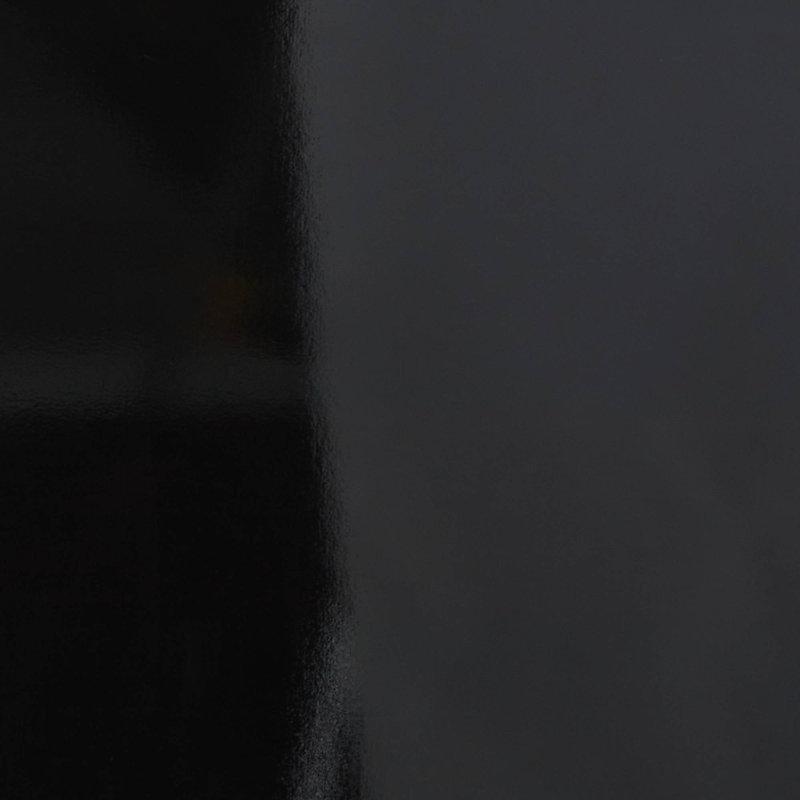 Siyah Parlak Elektrikli Şömineli Duvara Monte TV Ünitesi 140x35 cm - 78343