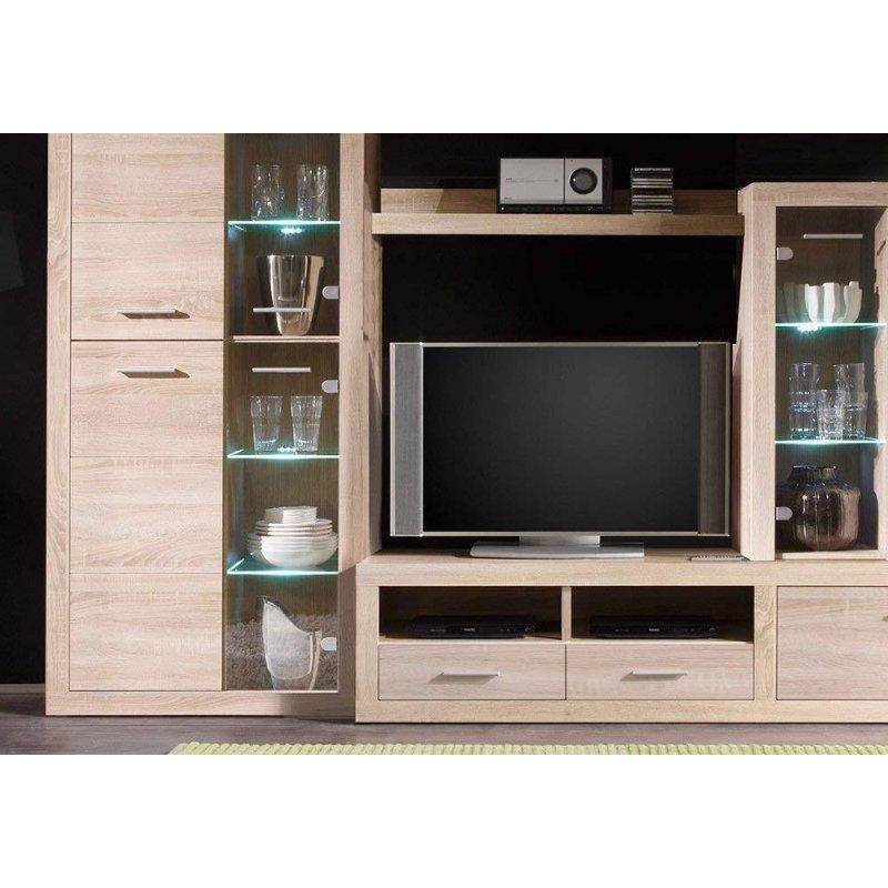Sonoma Meşe Desenli Modern TV Ünitesi 284 cm