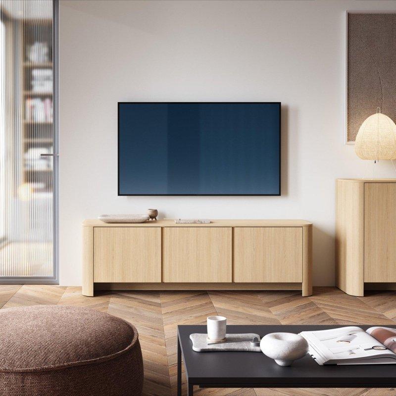 Viçenza Renkli Üç Kapılı TV Ünitesi 168x52 cm - 79033