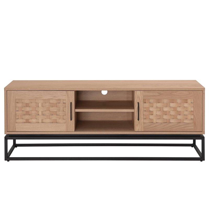 Açık Meşe Rengi Metal Ayaklı 150 cm TV Ünitesi - 80572