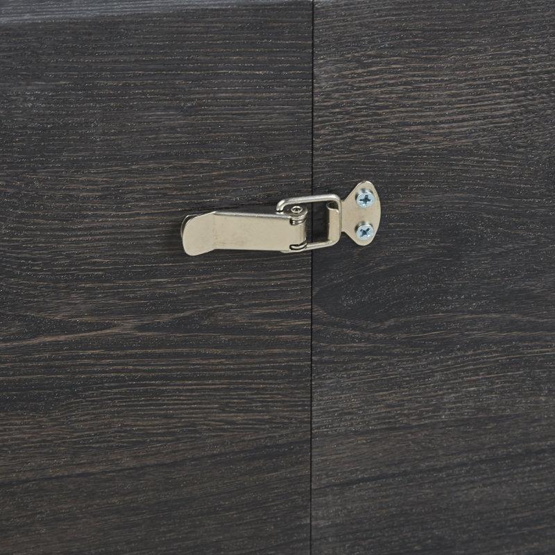 Açılır Yuvarlak Yemek Masası MDF Ahşap Görünümlü Metal Ayaklı 180 cm - 82348