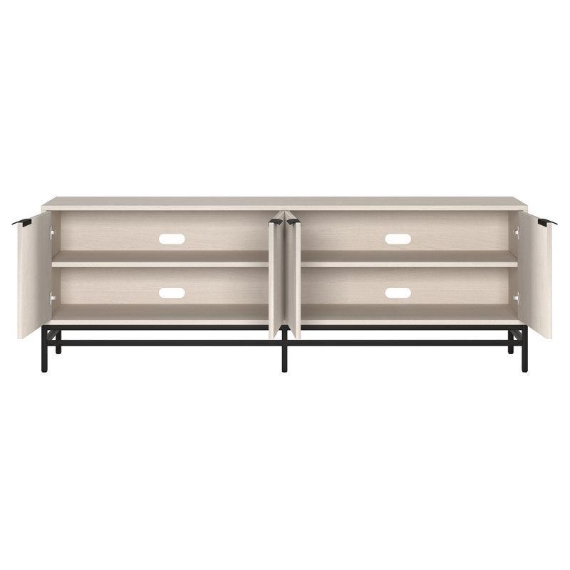 Ahşap Tahıl Desenli Metal Ayaklı TV Konsolu 178 cm - 81013