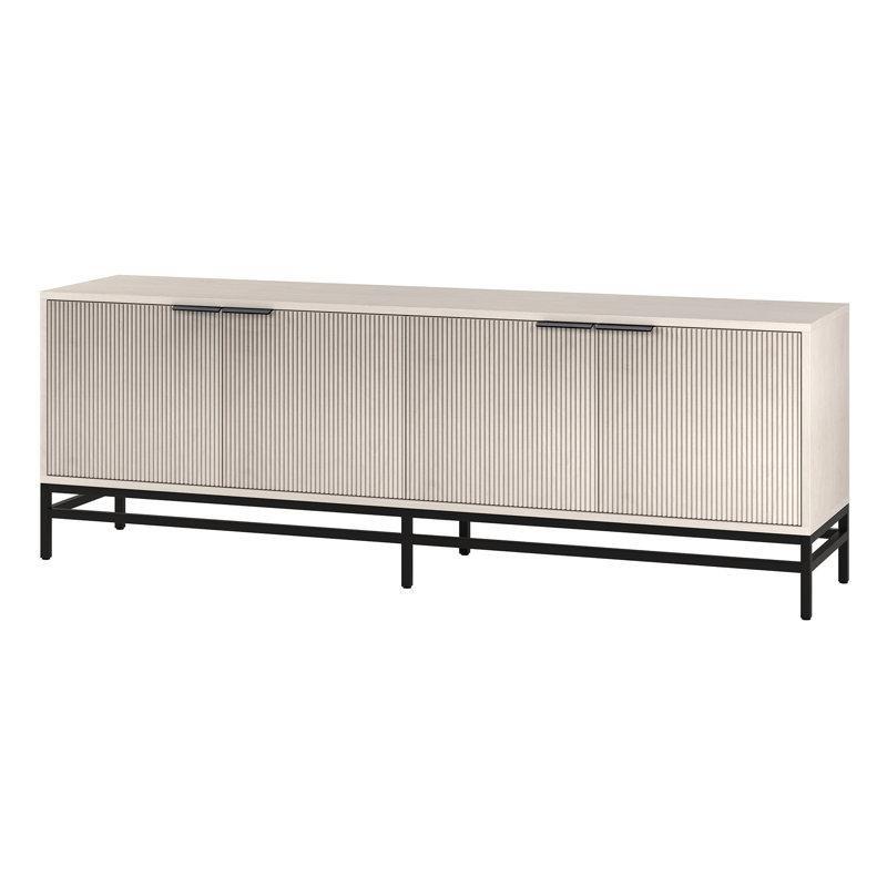 Ahşap Tahıl Desenli Metal Ayaklı TV Konsolu 178 cm - 81013