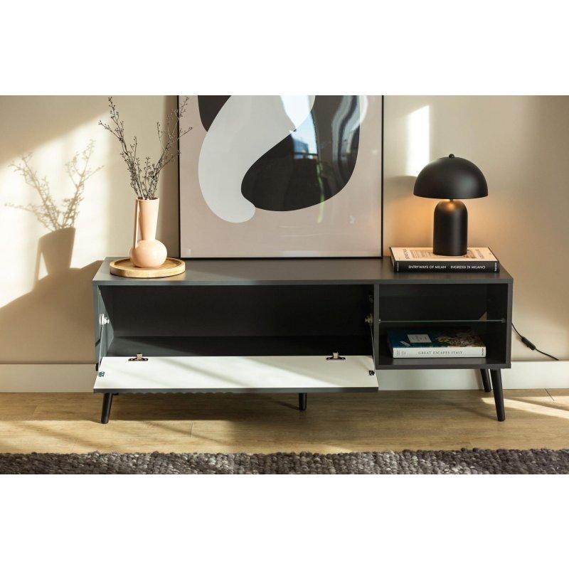 Antrasit Renkli Modern TV Ünitesi 135x48 cm - 82297