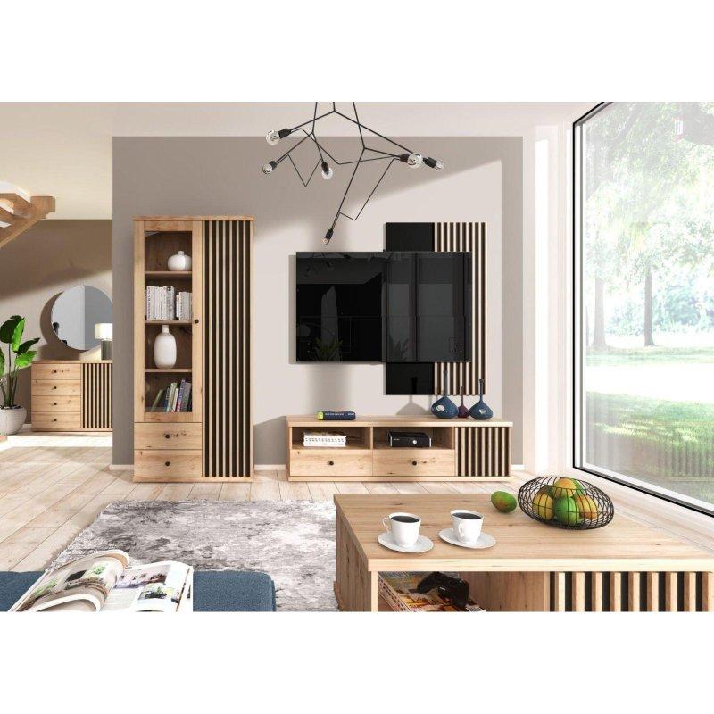 Artisan Meşe Renkli 161 cm TV Ünitesi 1 Kapılı 2 Çekmeceli - 81952