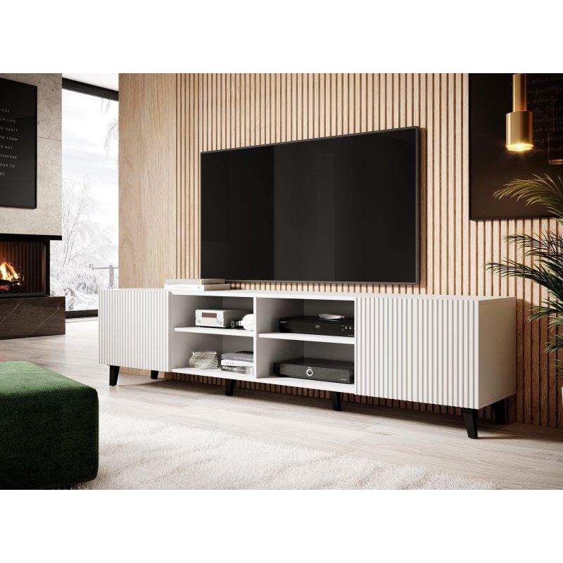 Beyaz Dikey Çizgili 200 cm TV Ünitesi - 80692