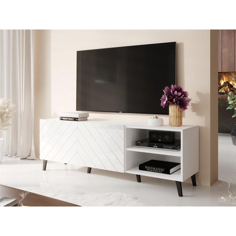 Beyaz Yüksek Parlak 150 cm TV Ünitesi - 80521