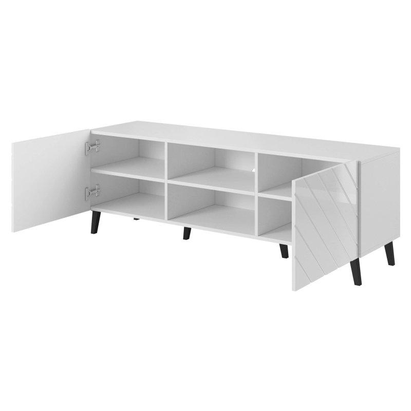 Beyaz Yüksek Parlak 150 cm TV Ünitesi - 80521