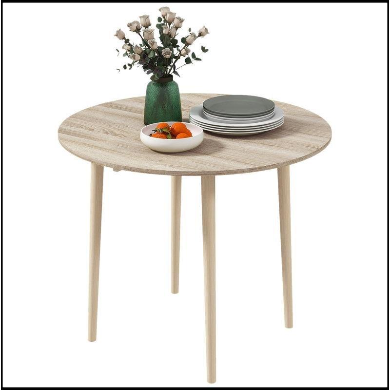 Çam Ağacı Bacaklı Açılır Yuvarlak Yemek Masası 89 cm - 82393