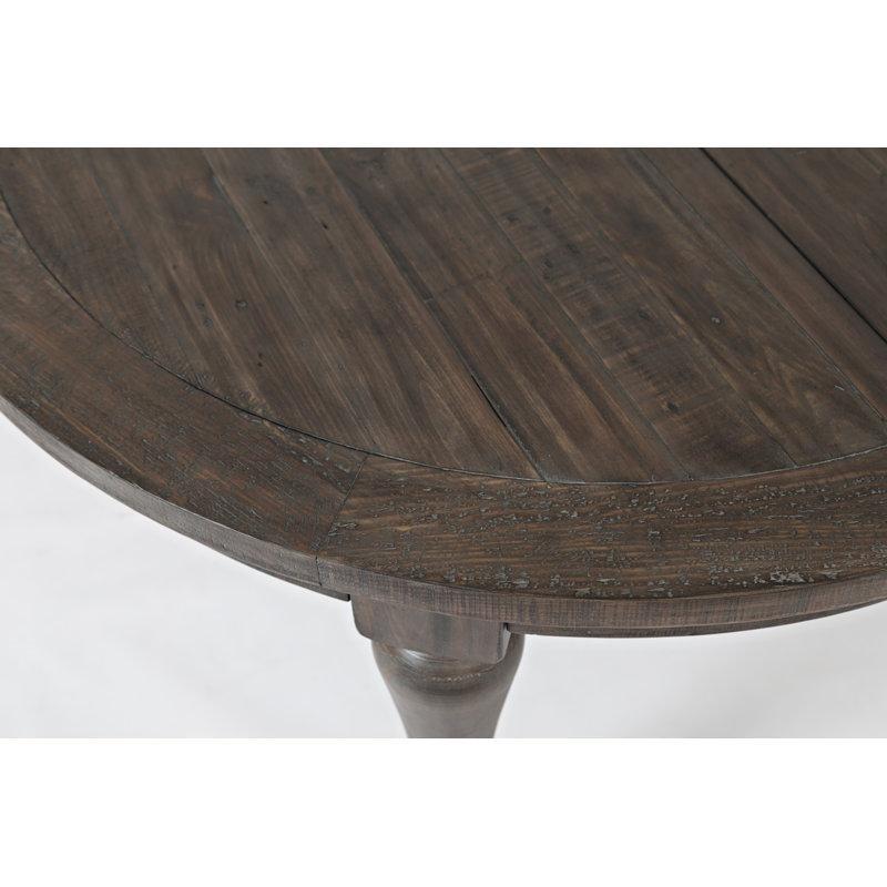 Çam Ağacı Masif Yemek Masası Açılabilir Yuvarlak Tasarım 152 cm - 82480