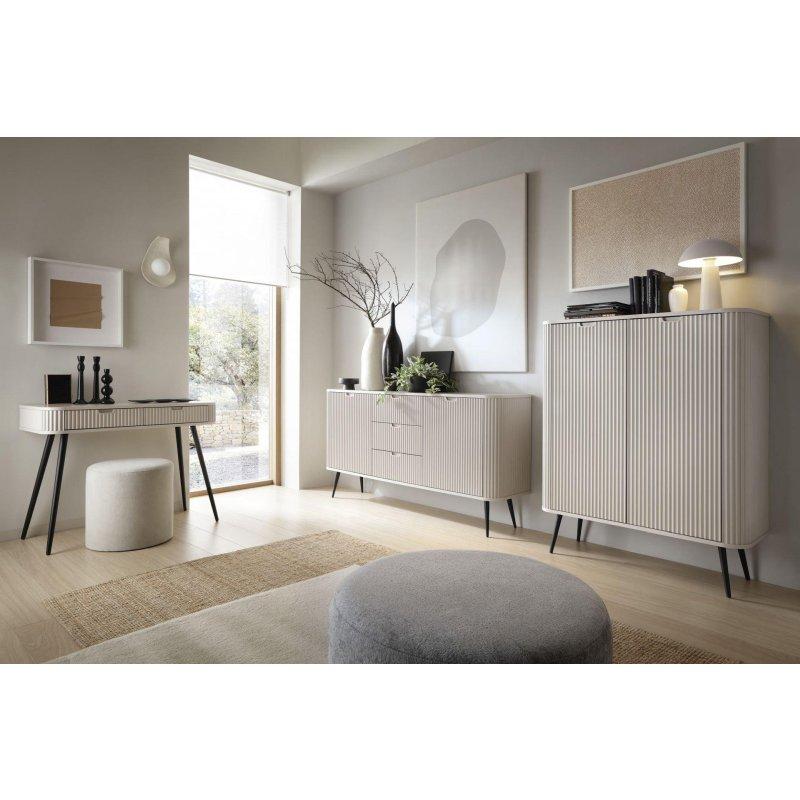 Cashmere Renkli Frezeli Kapılı TV Ünitesi 168x57 cm - 82315