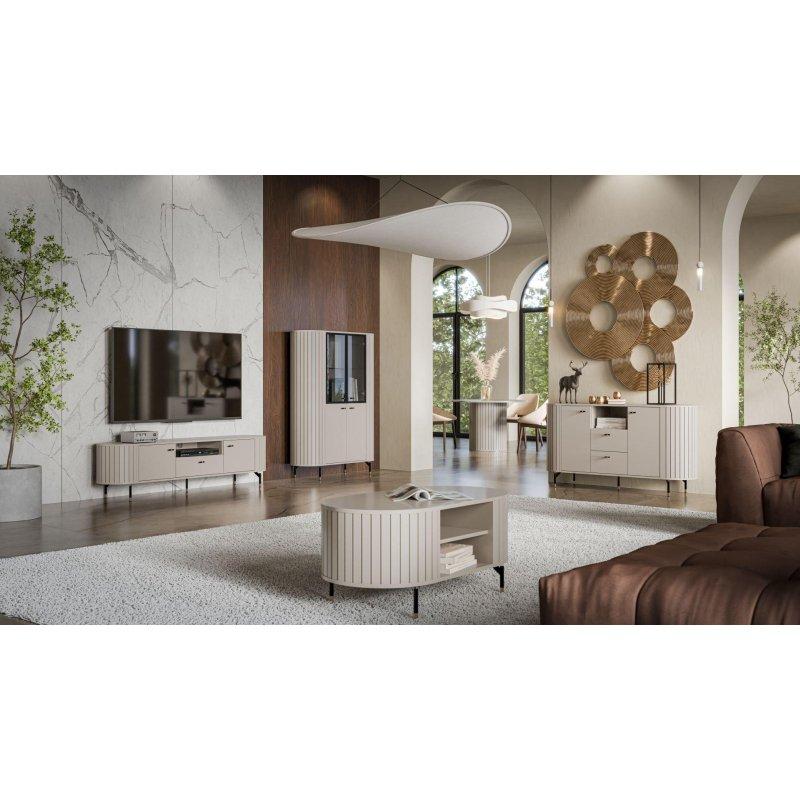 Cashmere Renkli Modern TV Ünitesi 180x49x40 cm - 82312