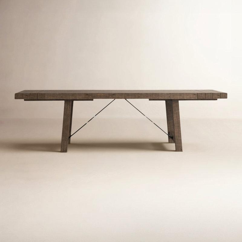 Edelen Çam Masif Ahşap Genişletilebilir Yemek Masası 76x127-160 cm - 82462