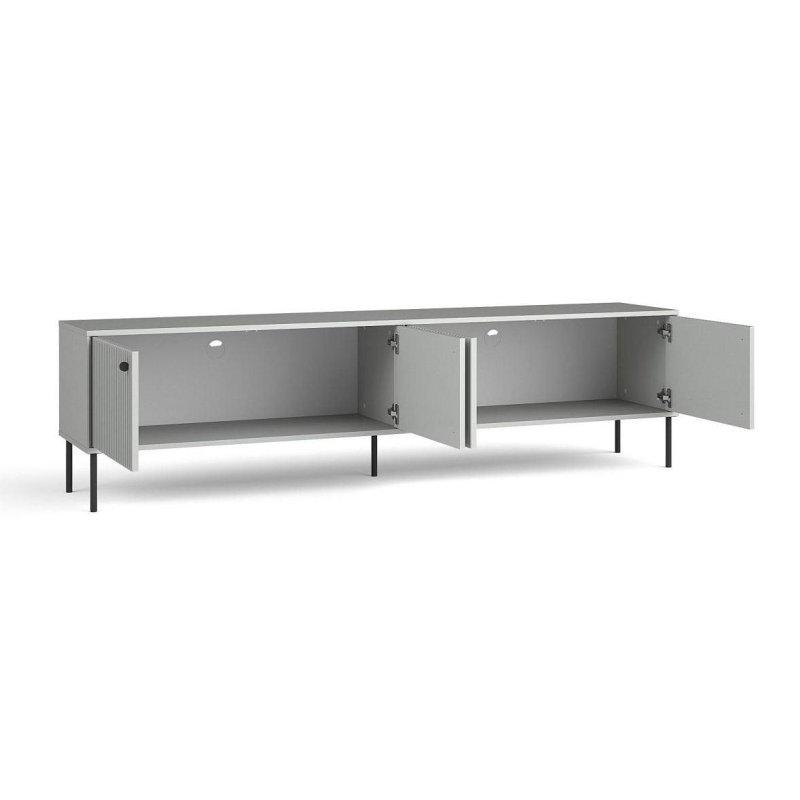 Gri Laminat Dört Kapılı TV Ünitesi 207x55x41 cm - 82177