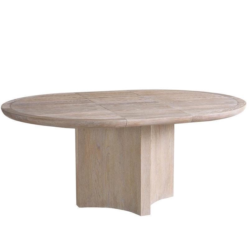 Gri Meşe Açılır Yuvarlak Yemek Masası 54 cm - 82363