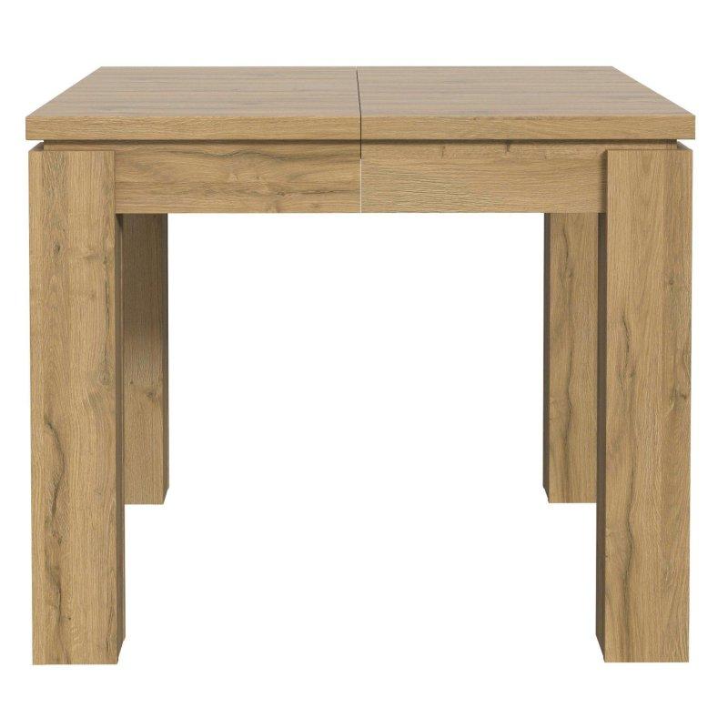Havanna Masif Ahşap Yemek Masası 90x90 cm Meşe Postarzayan - 82957