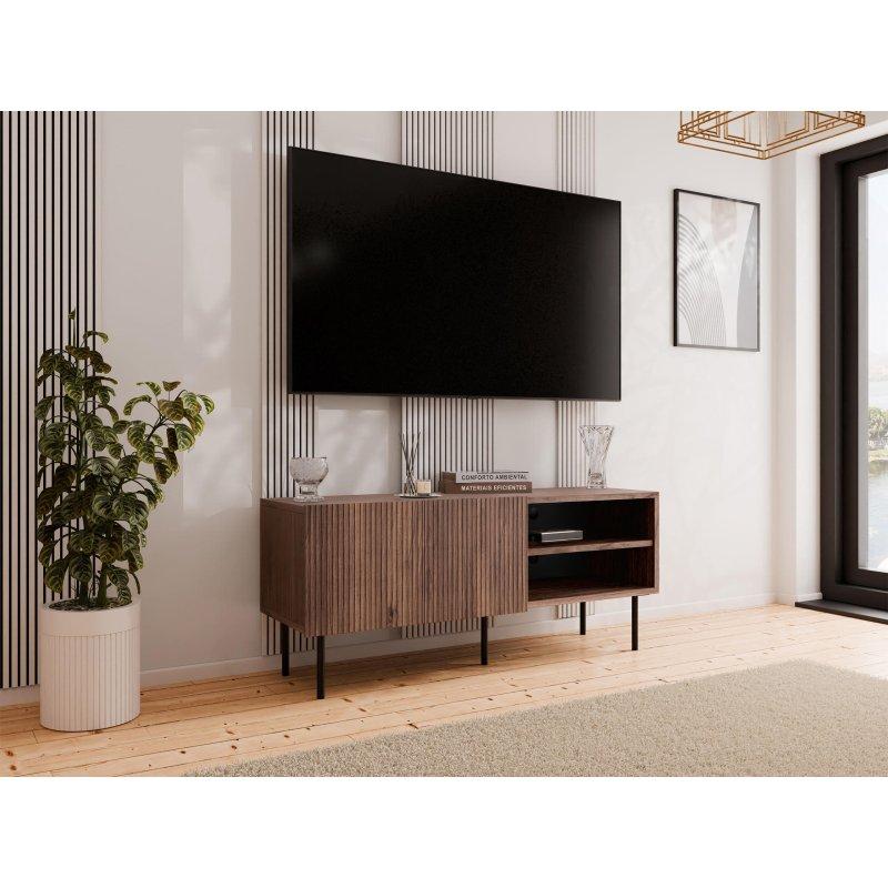 Kahverengi Endüstriyel Ahşap 150 cm TV Ünitesi - 80554